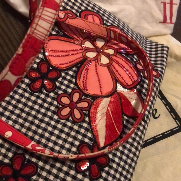 Checkered vintage bag by Isabella Fiore - Picture 8 of 8